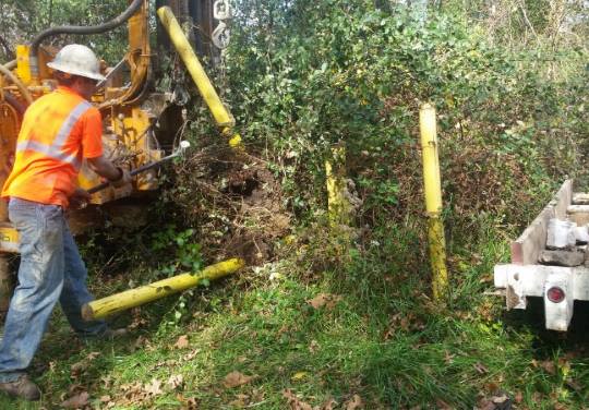 Monitoring Well Abandonment - Crab Orchard National Wildlife Refuge, IL - SRS Project